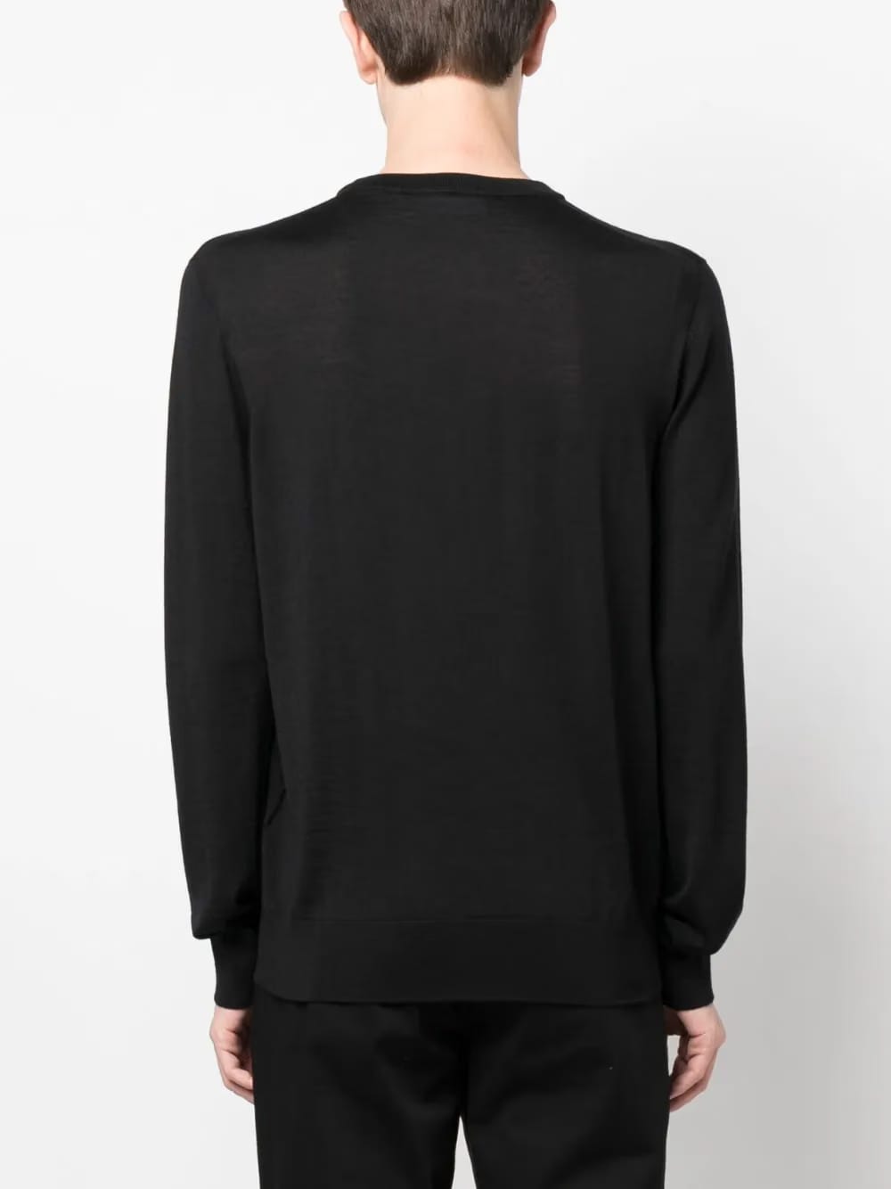 embroidered wool-blend jumper