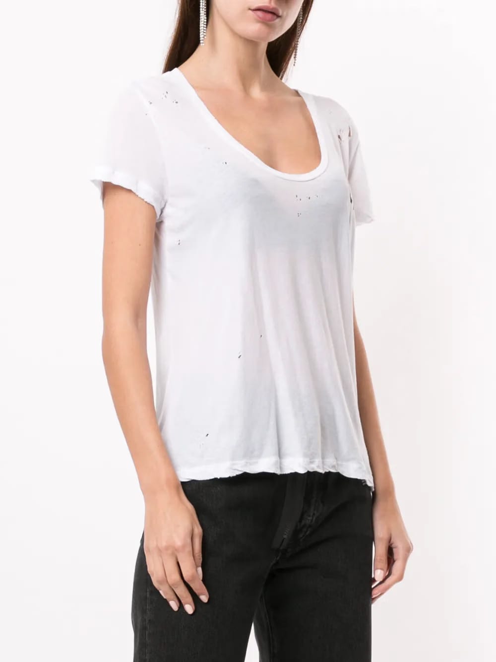 distressed UNR print T-Shirt