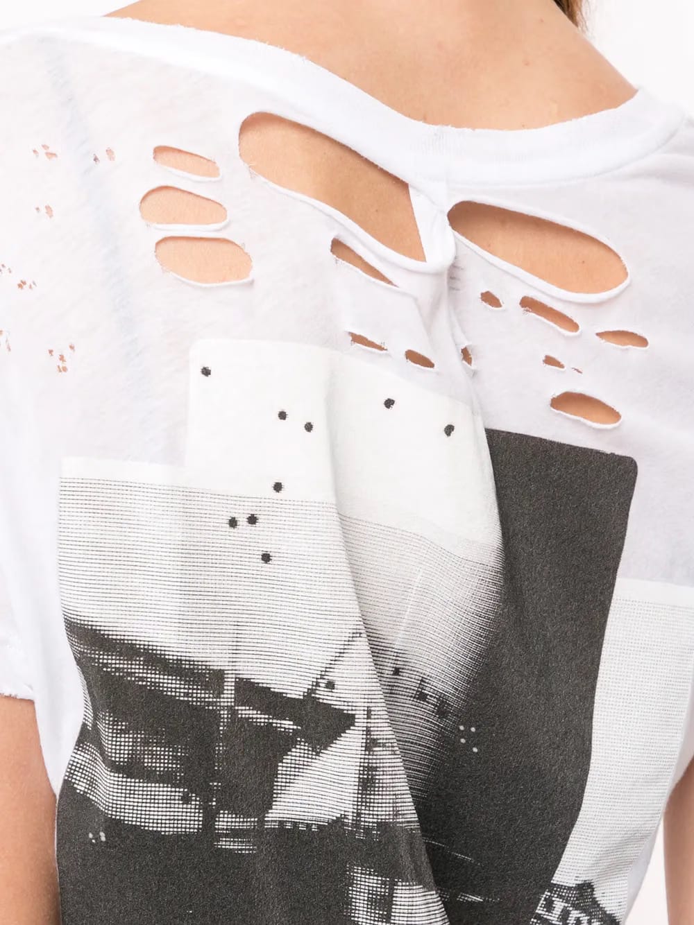 distressed UNR print T-Shirt