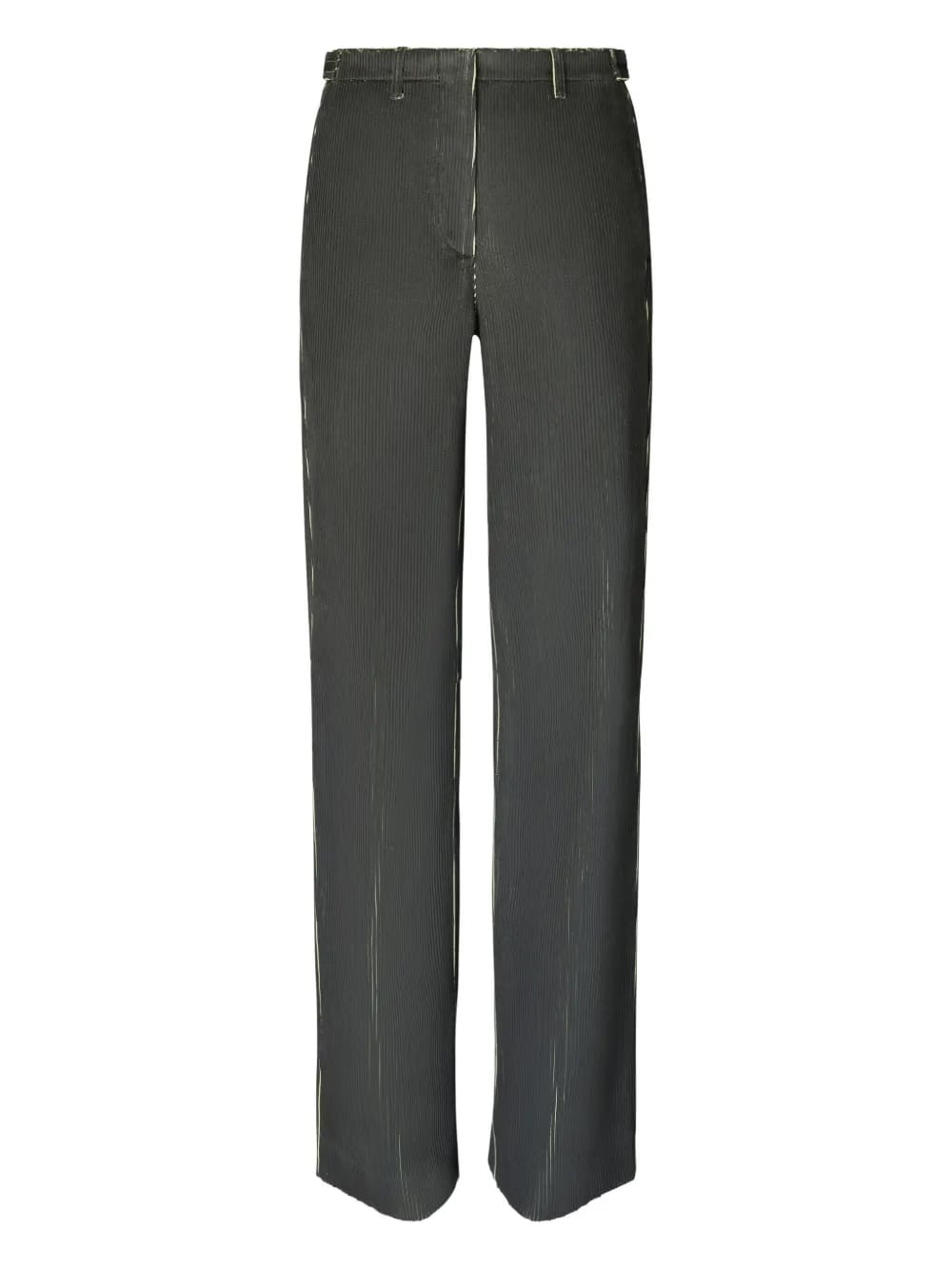 corduroy low waist trousers