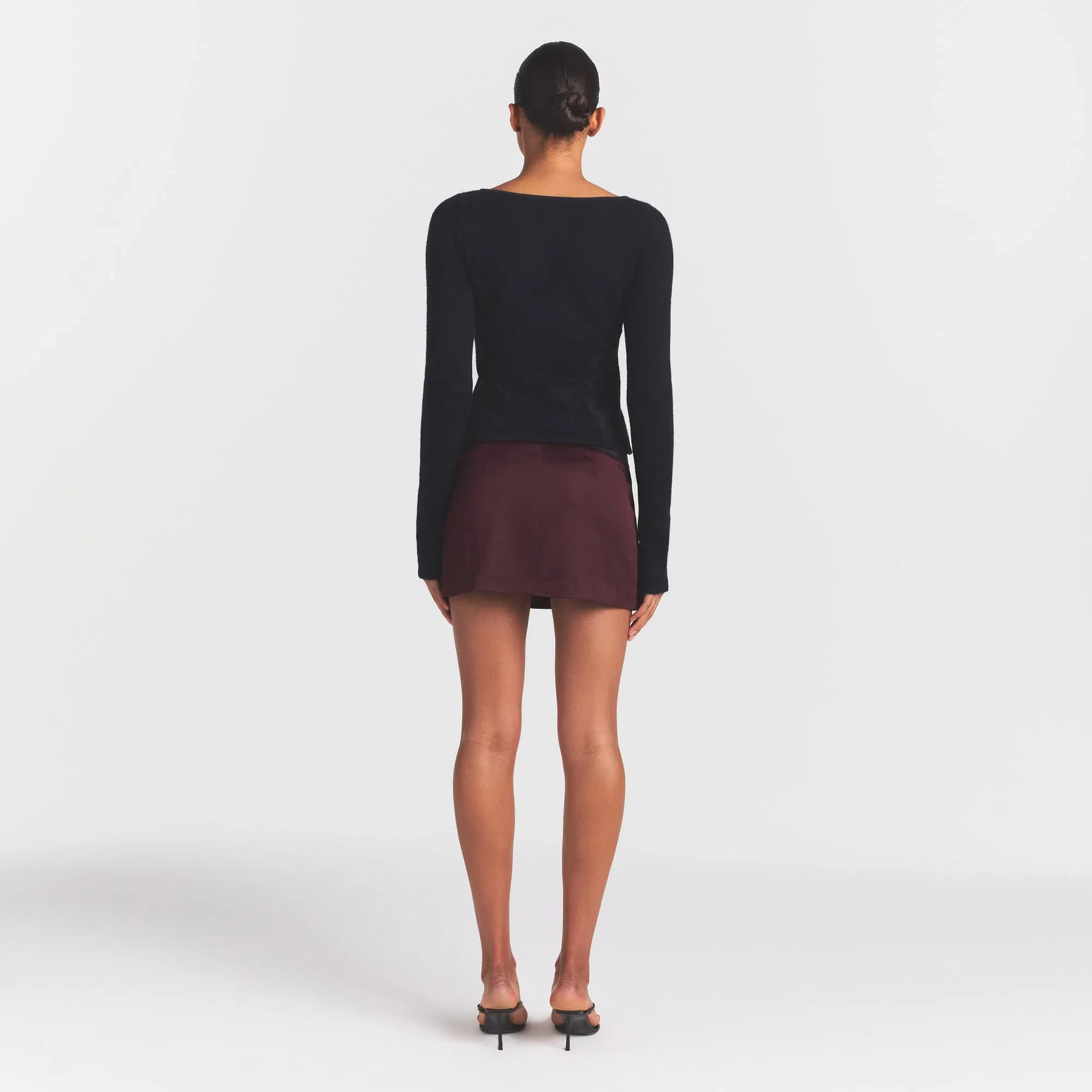 Satin Mini Skirt