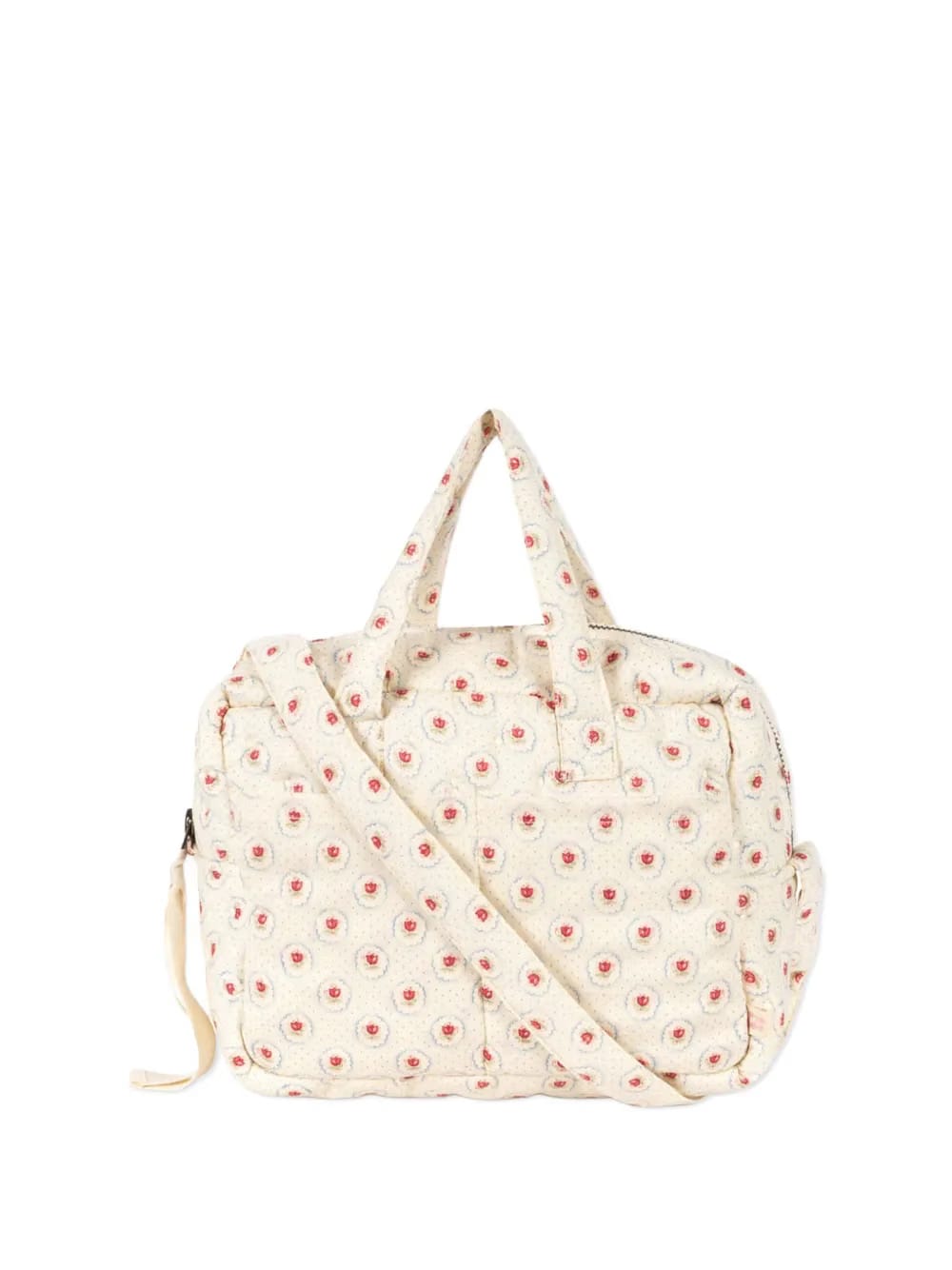 floral-print doll bag