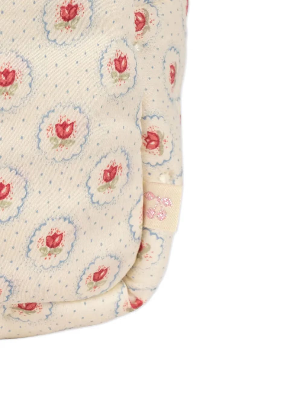 floral-print doll bag