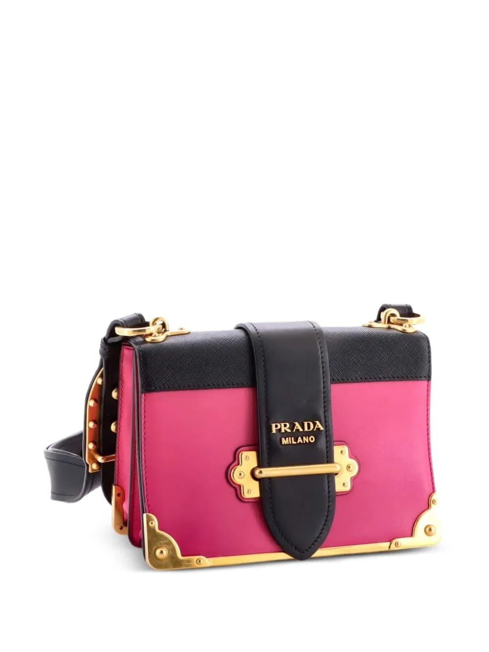 Cahier Leather and Saffiano Leather Small crossbody bag