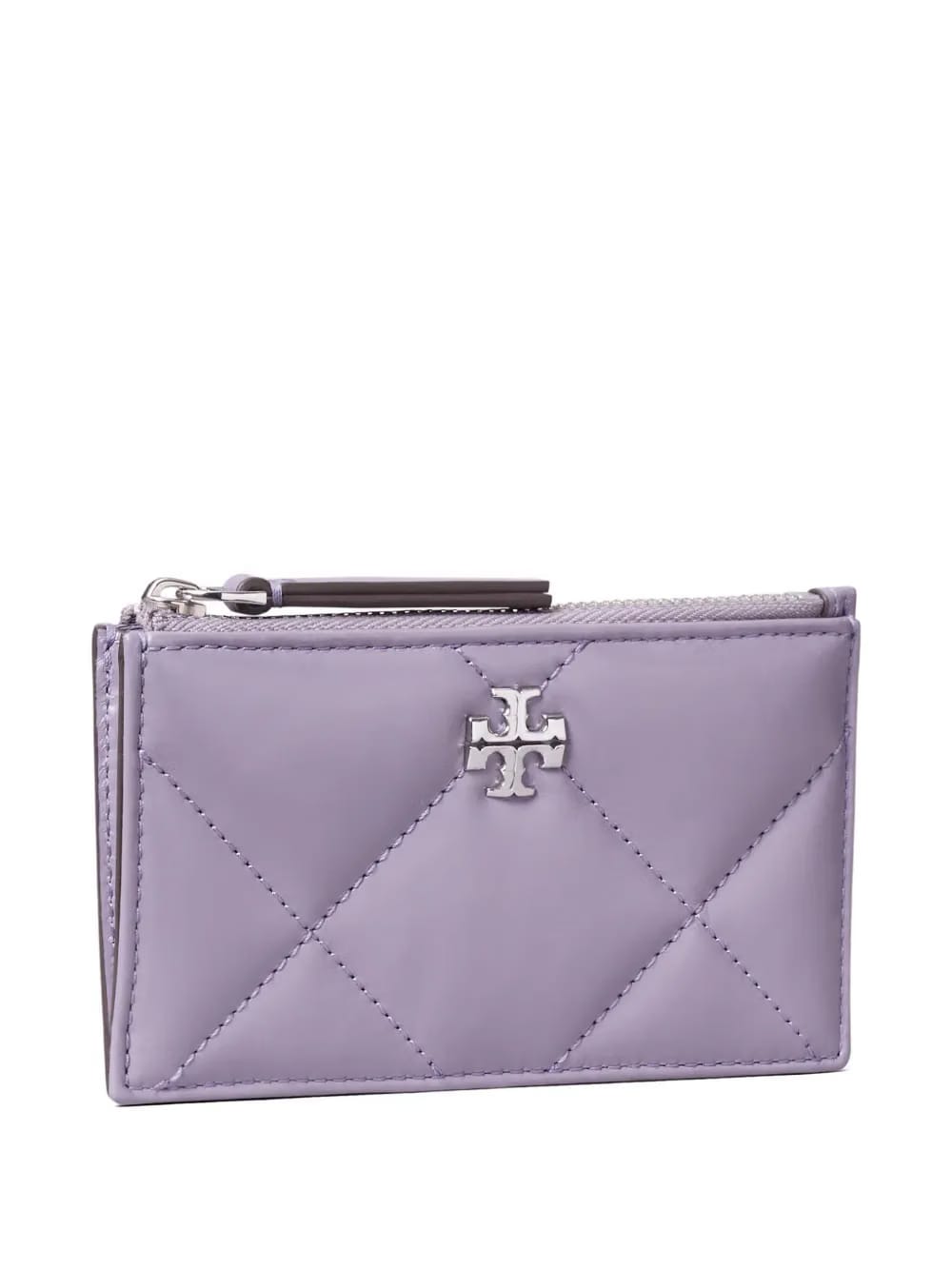Kira Diamond Quilt Zip Card Case