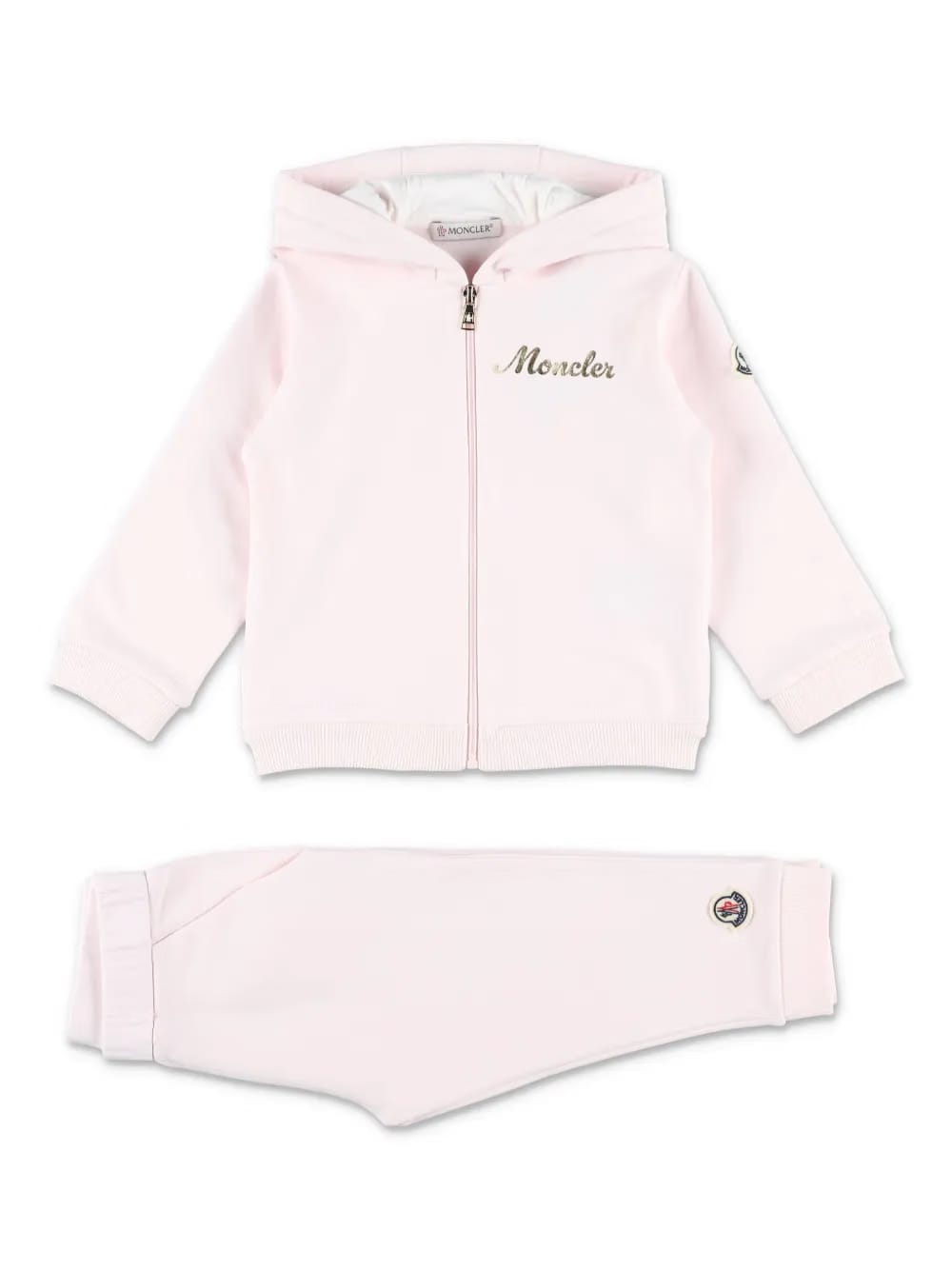 logo-print stretch-cotton tracksuit set