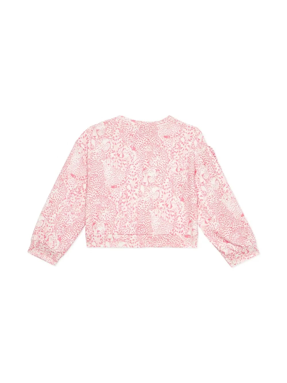 leopard motif sweatshirt