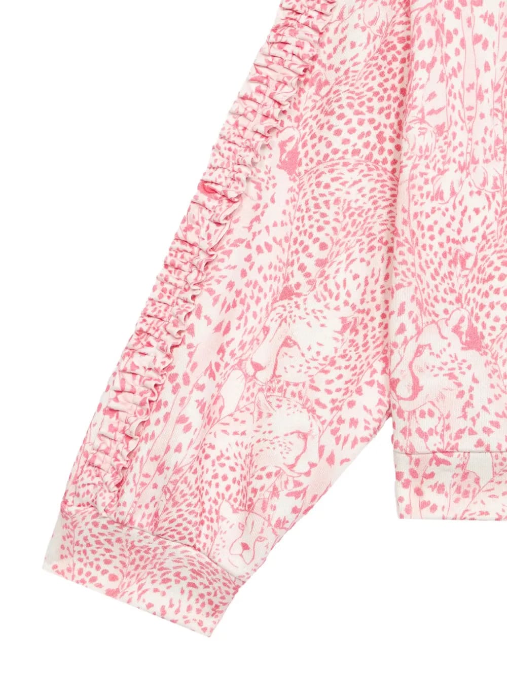 leopard motif sweatshirt