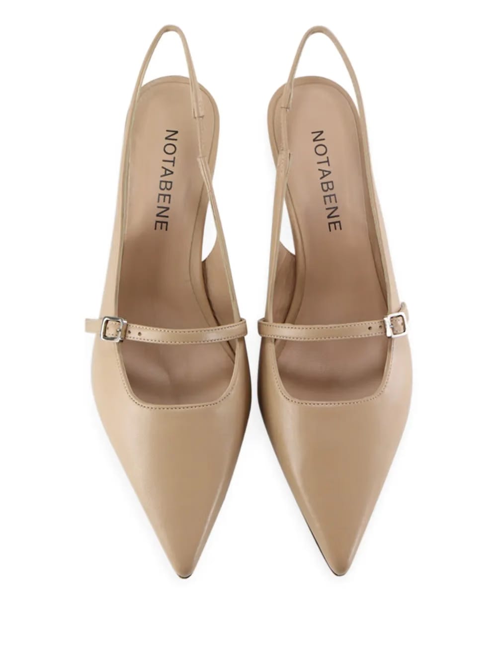 Elina pointed-toe slingback pumps
