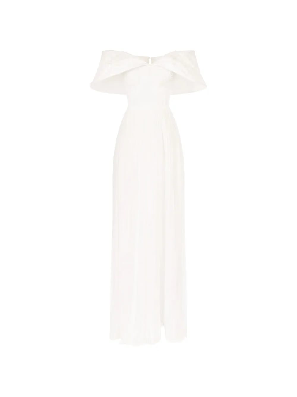 Ale embroidered split maxi dress