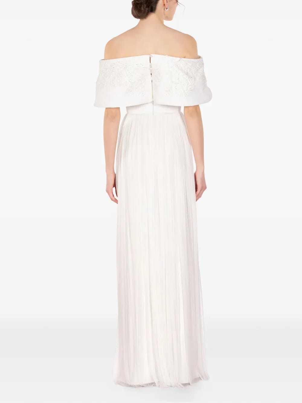 Ale embroidered split maxi dress