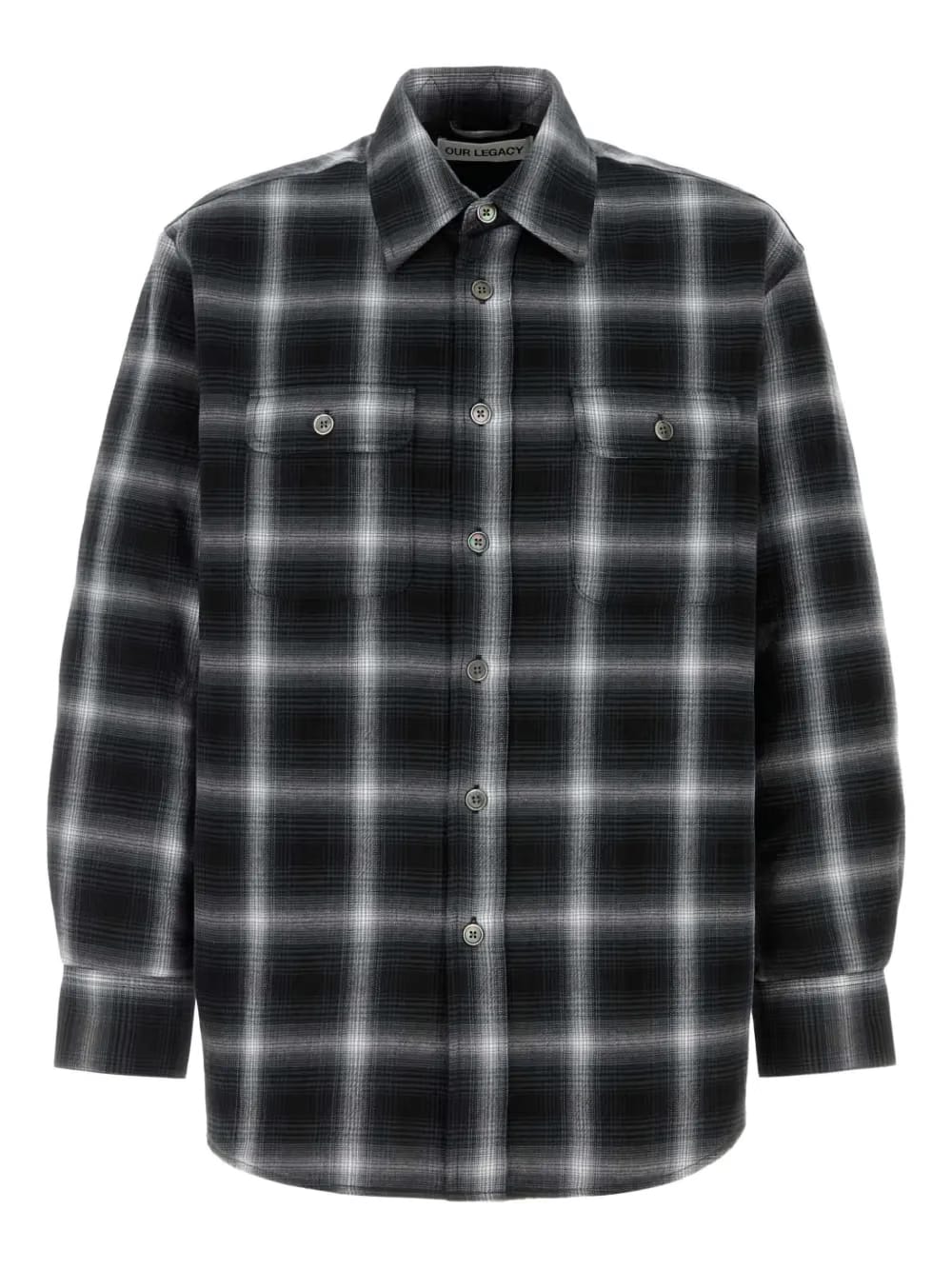 Padded Moss check shirt