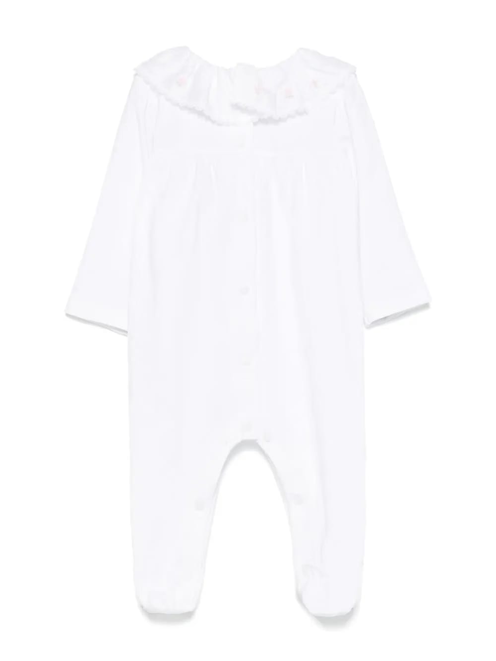 floral-embroidery pajamas