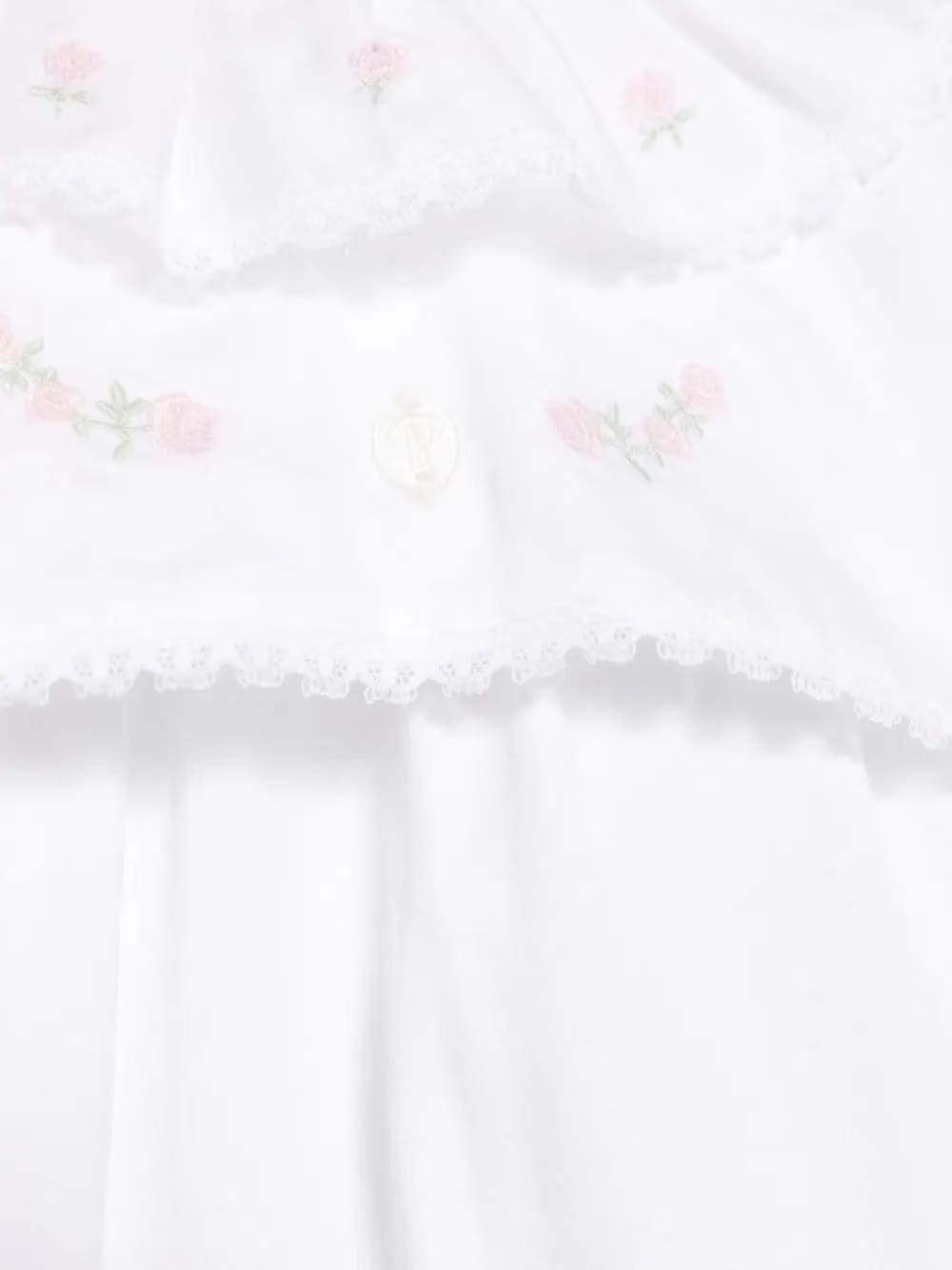 floral-embroidery pajamas
