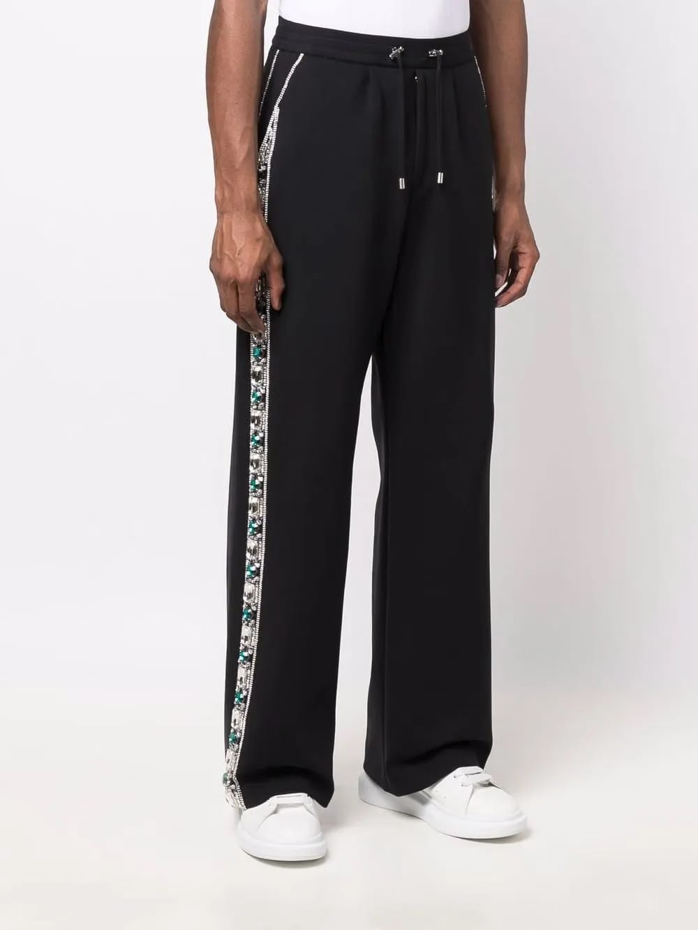 side-detail trousers