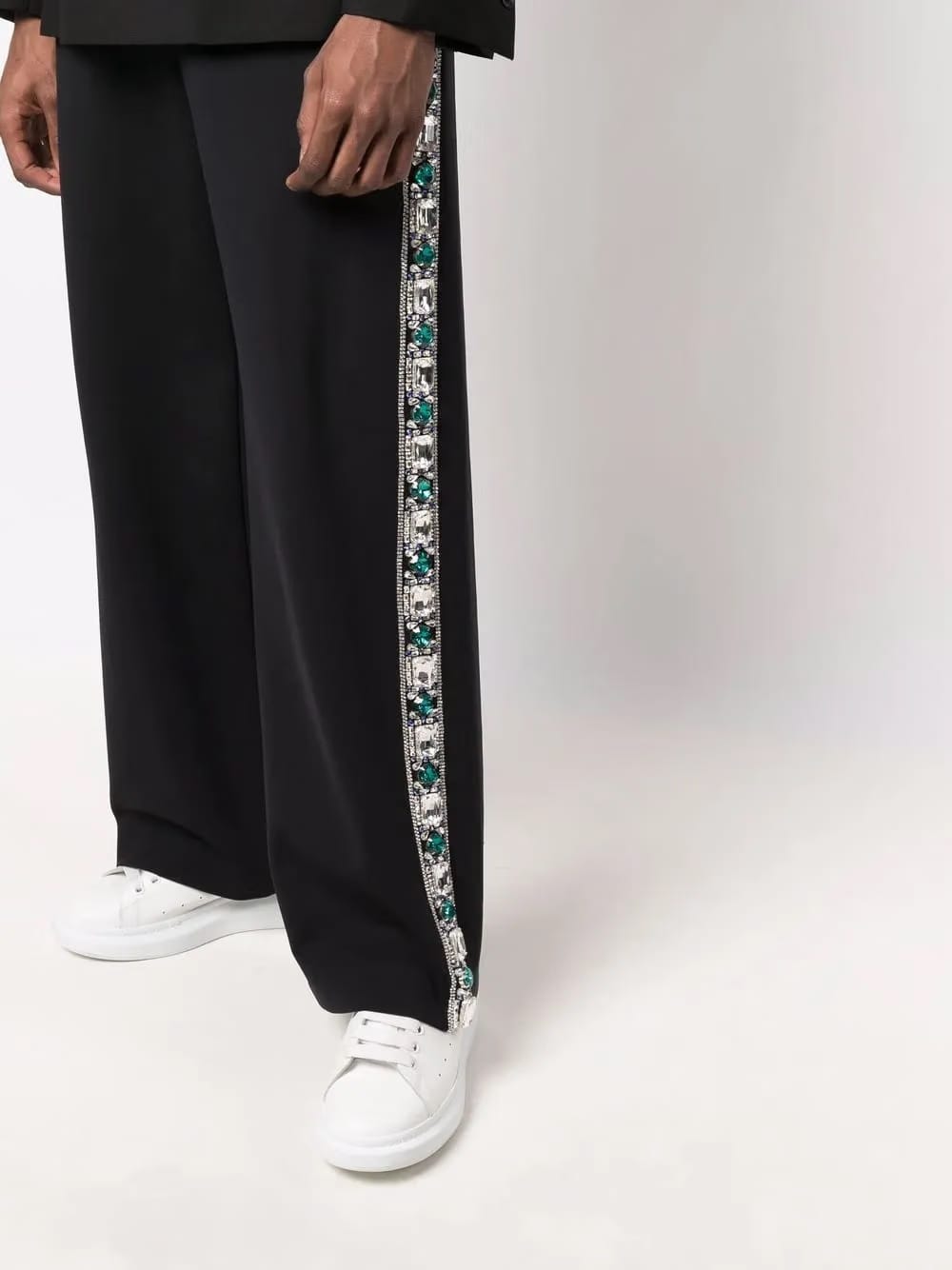 side-detail trousers