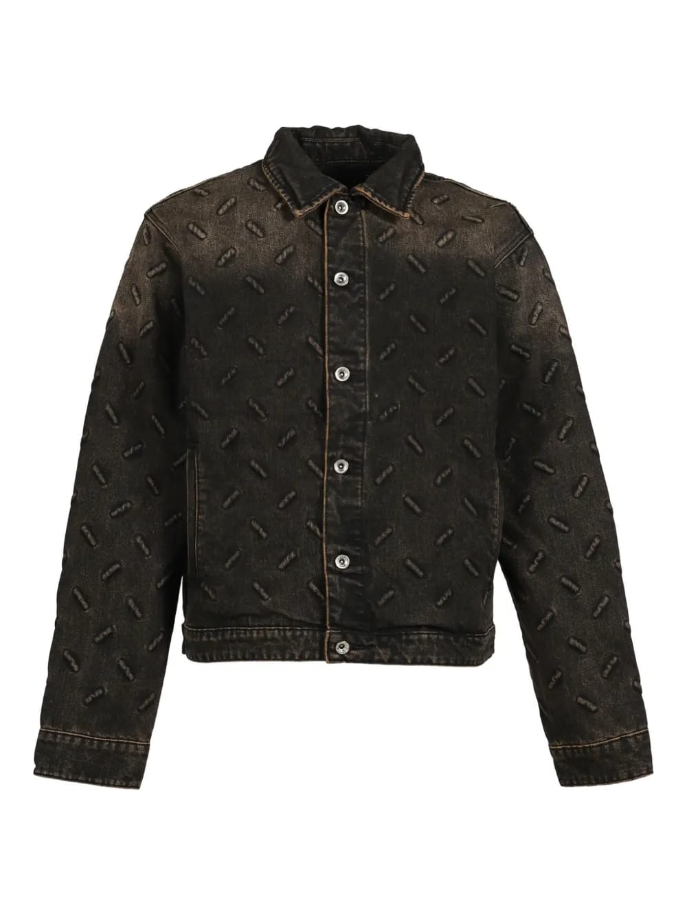 pattern button jacket