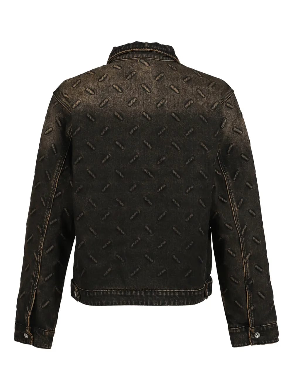pattern button jacket