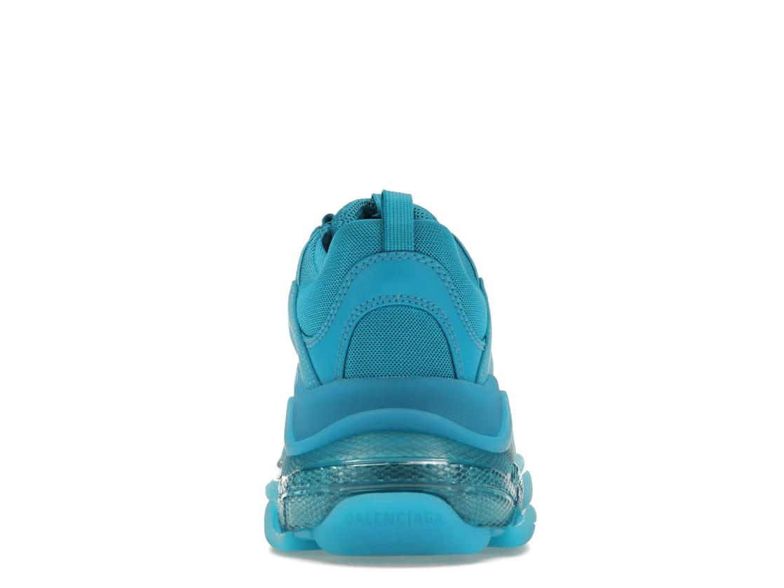 Balenciaga Triple S Clear Sole Teal Blue