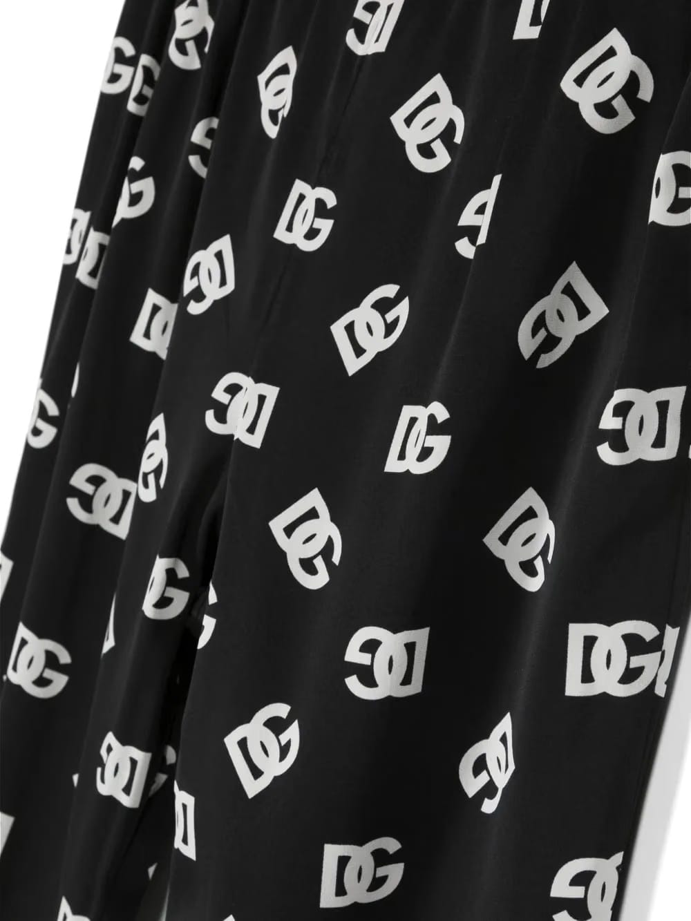 logo-print silk-blend leggings