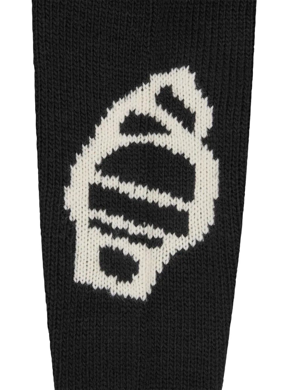 graphic intarsia sweatshirt