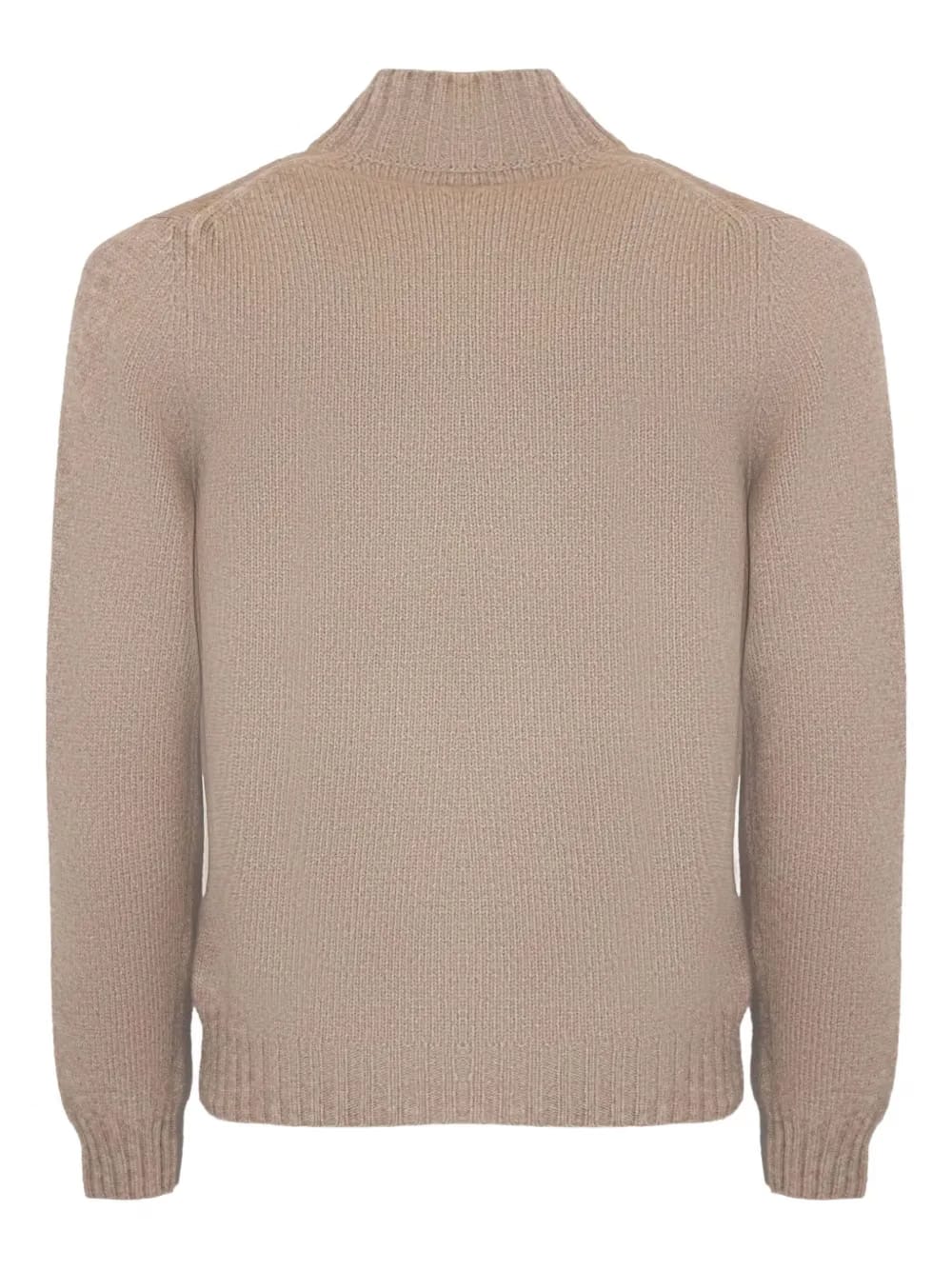 turtleneck ribbed-trim sweater