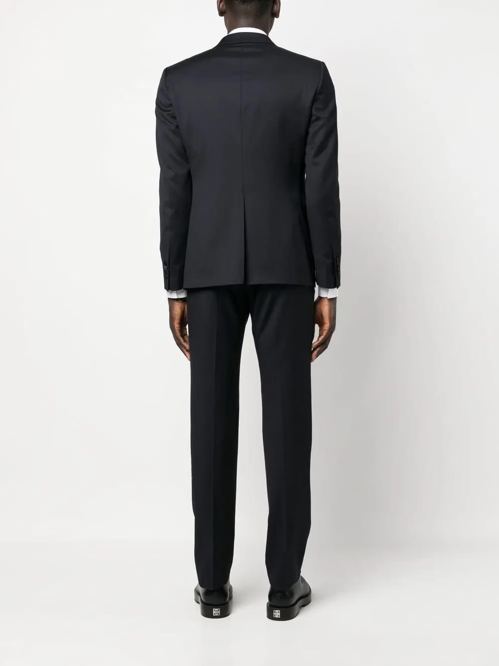 single-breasted tuxedo suit