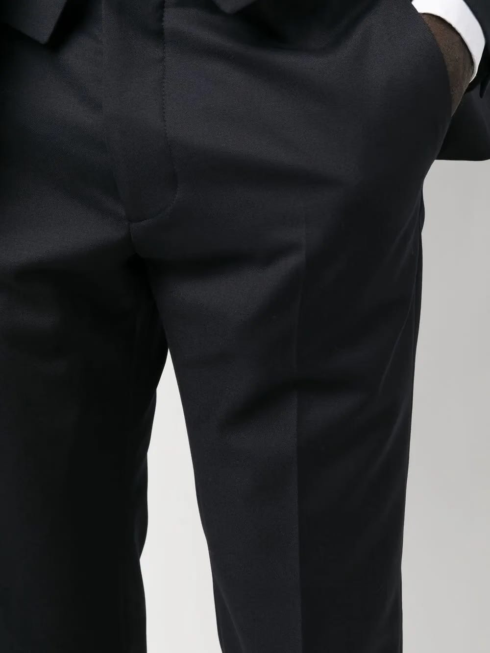 single-breasted tuxedo suit