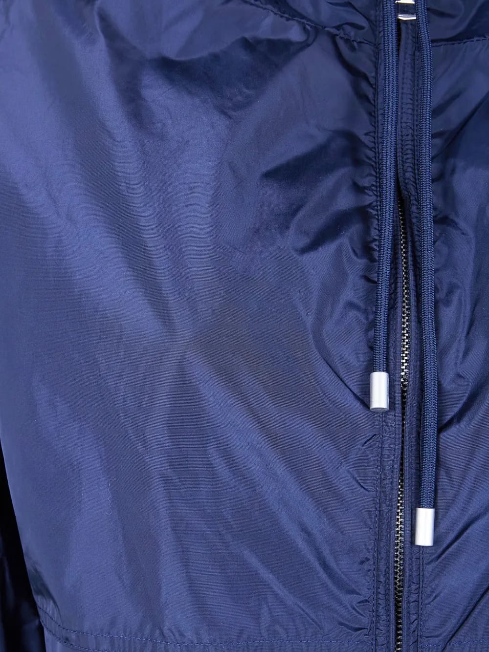 hooded zip-up parka coat
