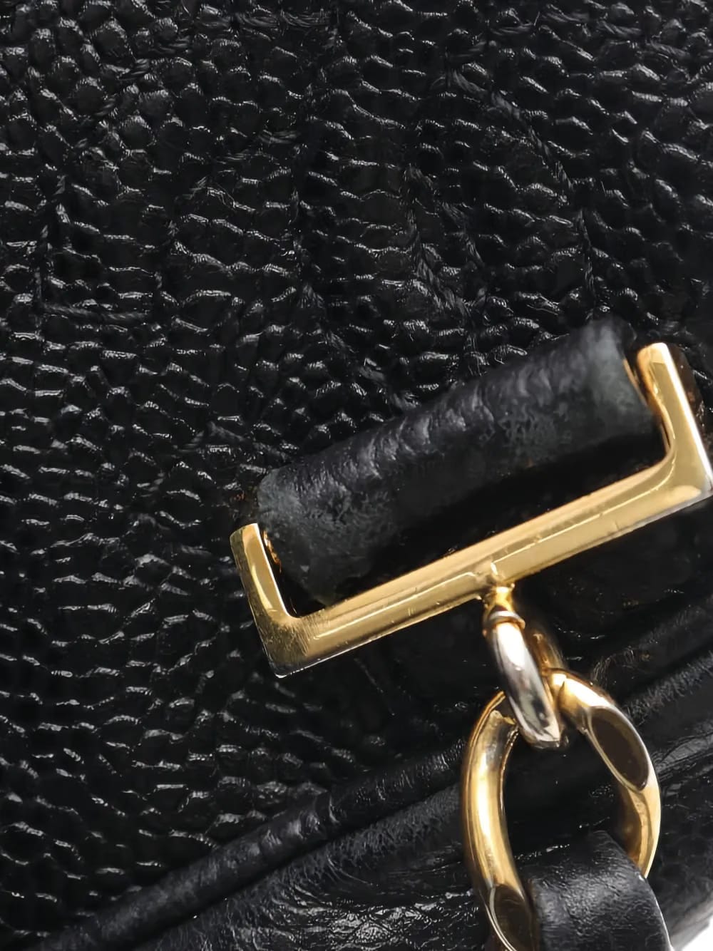 1996-1997 Triple Coco Mark chain-detail backpack