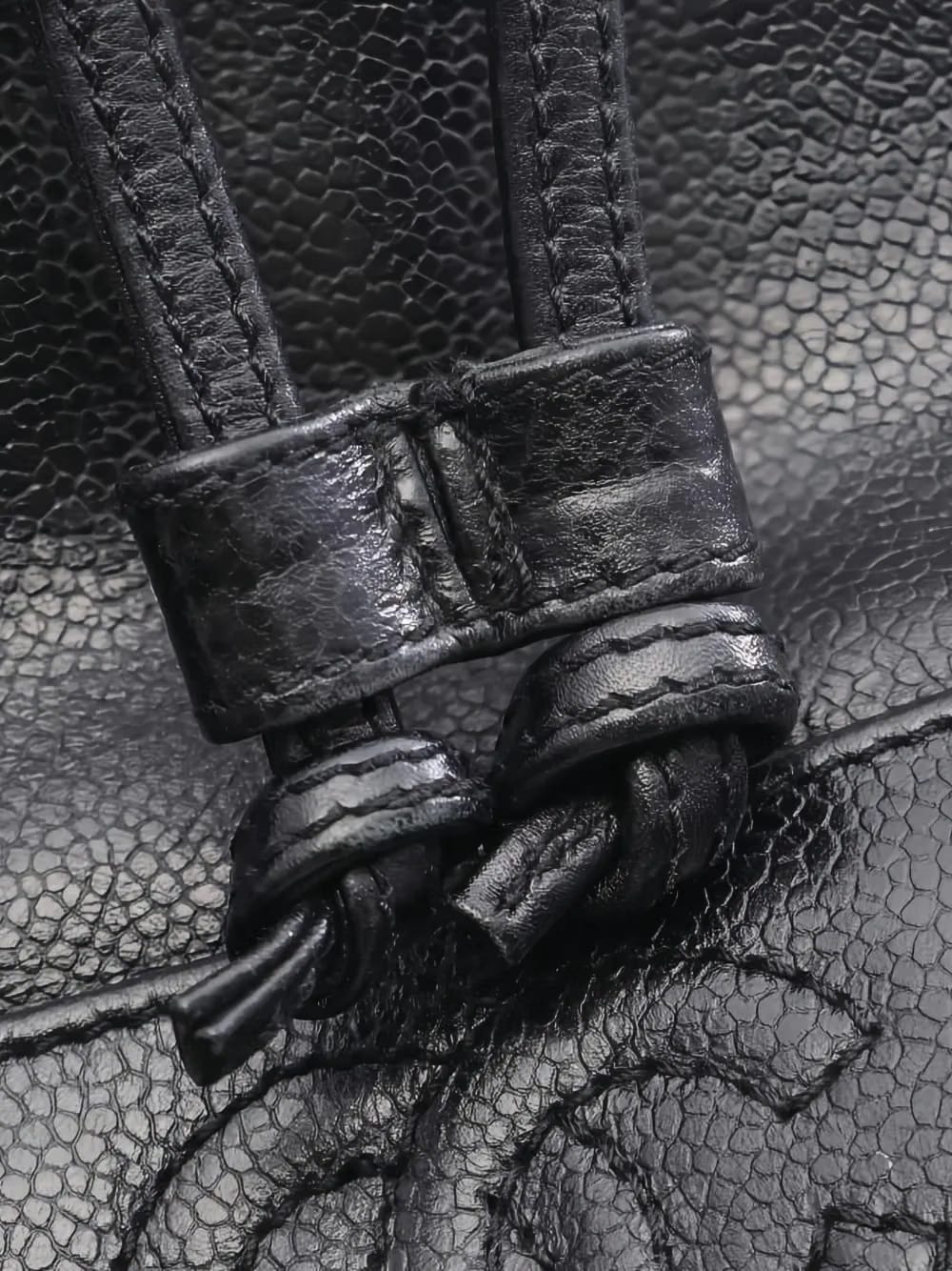 1996-1997 Triple Coco Mark chain-detail backpack