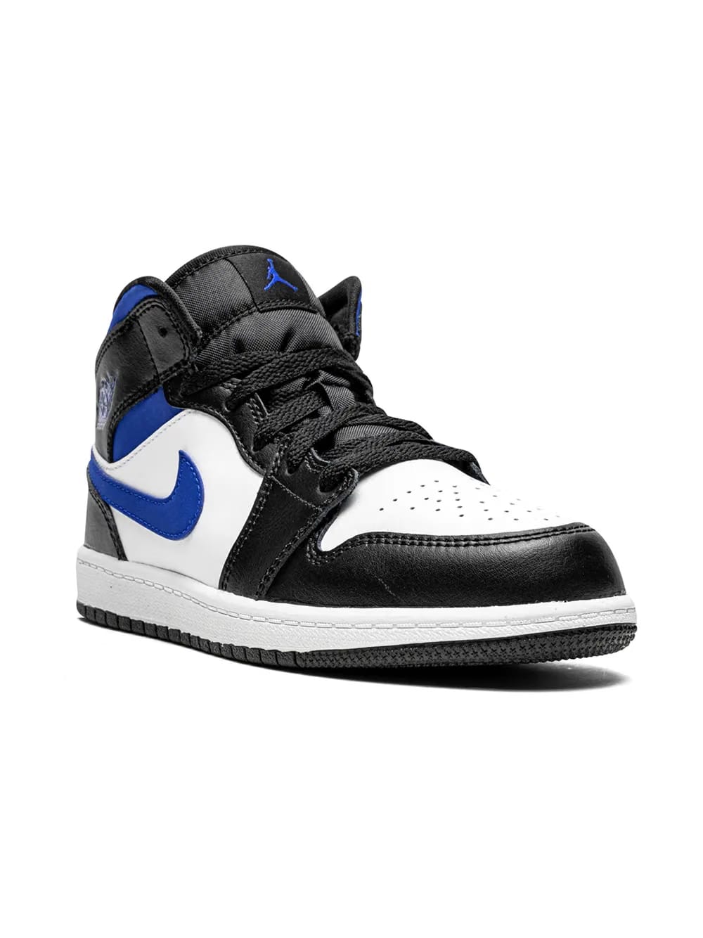Jordan 1 Mid "Black/White/ Racer Blue" sneakers