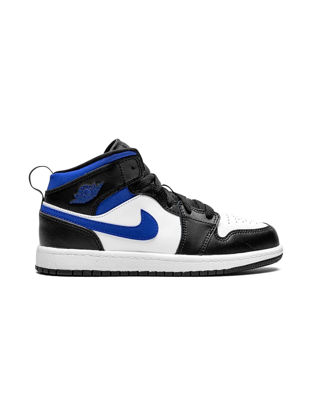 Jordan 1 Mid "Black/White/ Racer Blue" sneakers