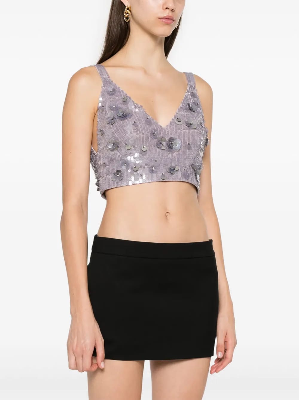 sequinned top