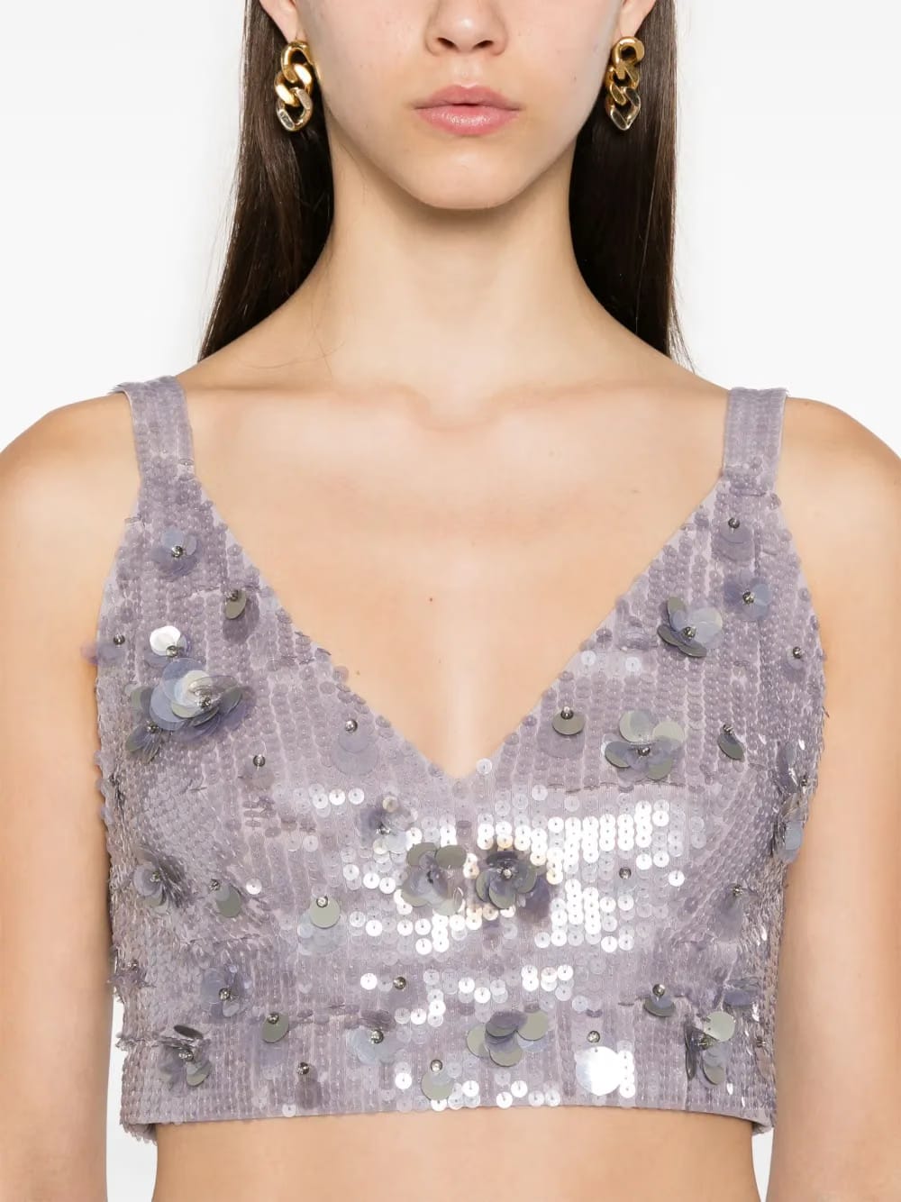 sequinned top