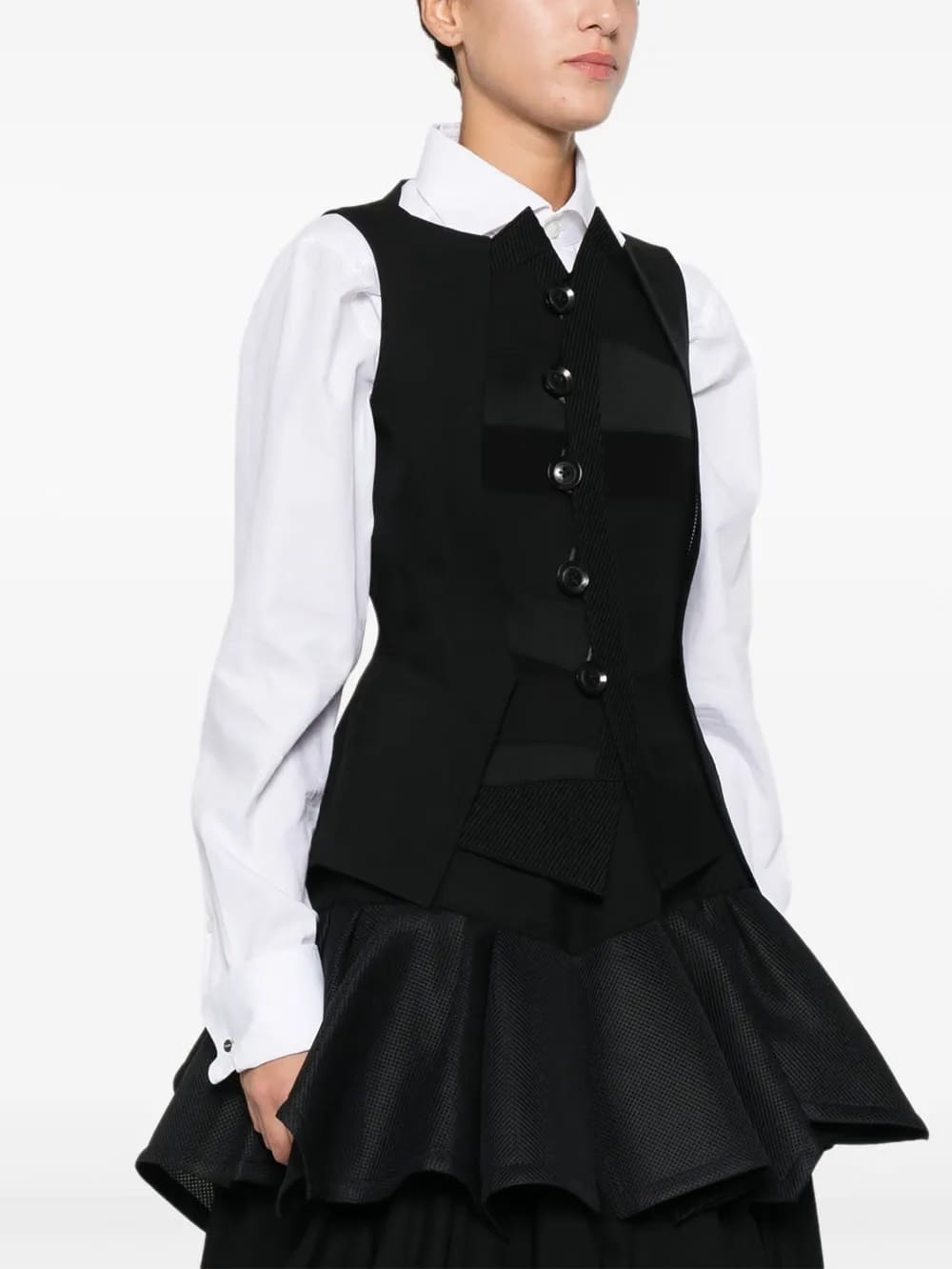button-fastening waistcoat