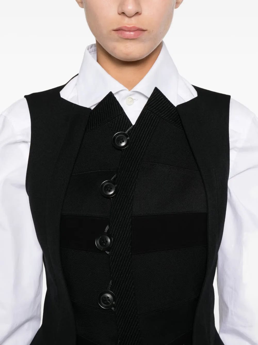 button-fastening waistcoat