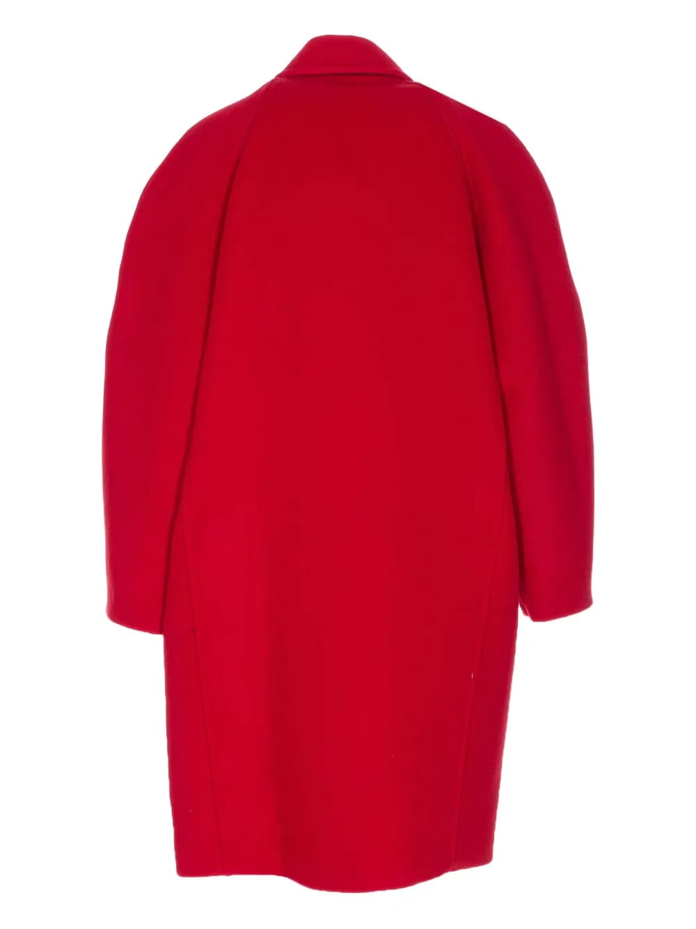 Cocoon frontal-button coat