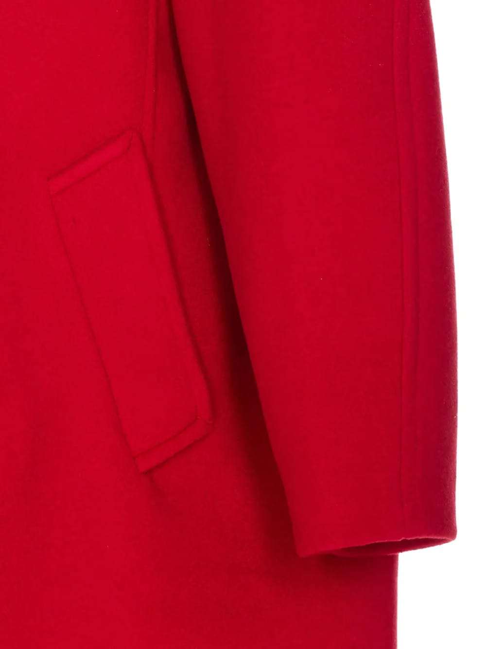 Cocoon frontal-button coat