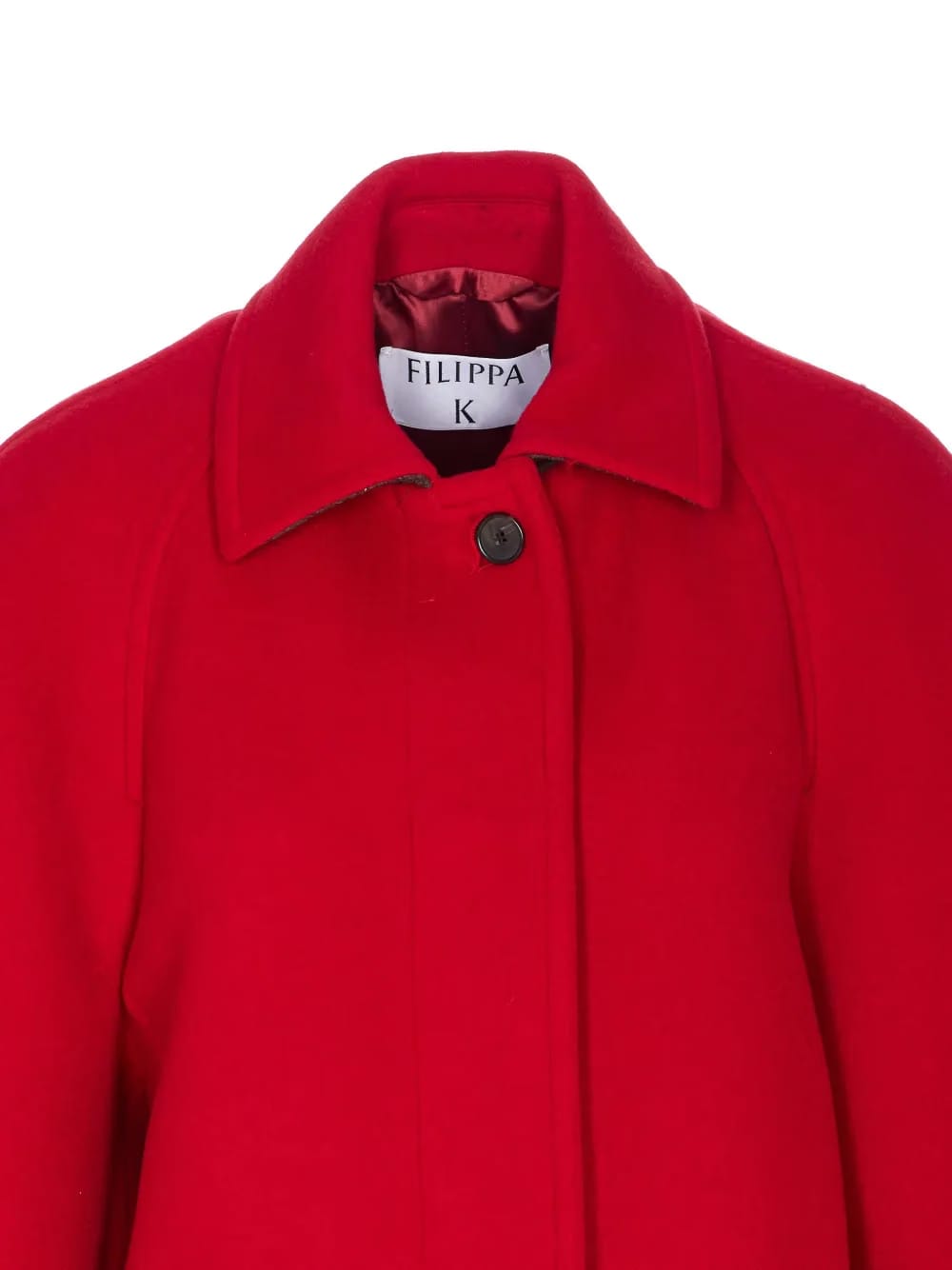 Cocoon frontal-button coat