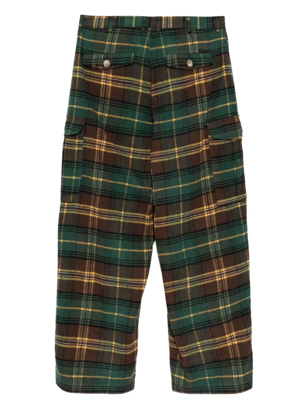 flannel cargo pants