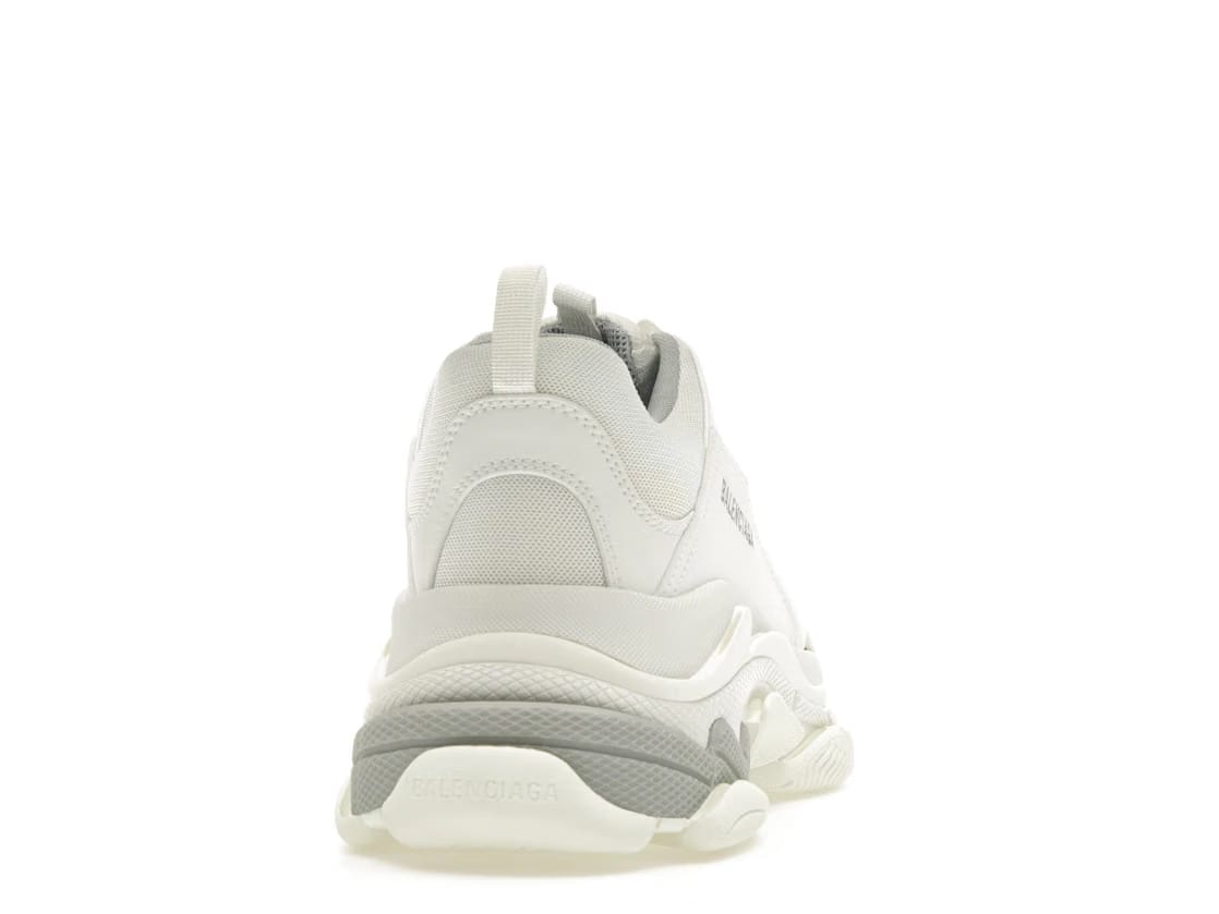 Balenciaga Triple S White Silver
