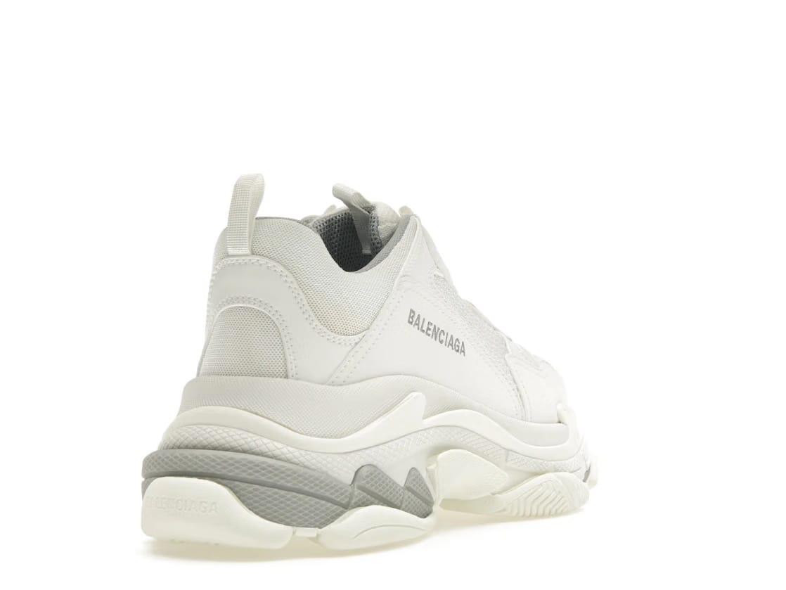 Balenciaga Triple S White Silver
