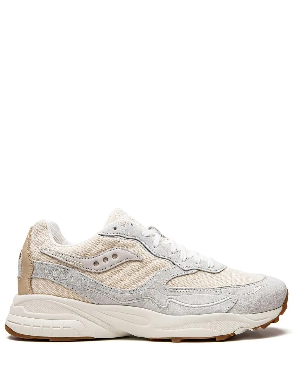 3D Grid Hurricane "Blank Canvas" sneakers