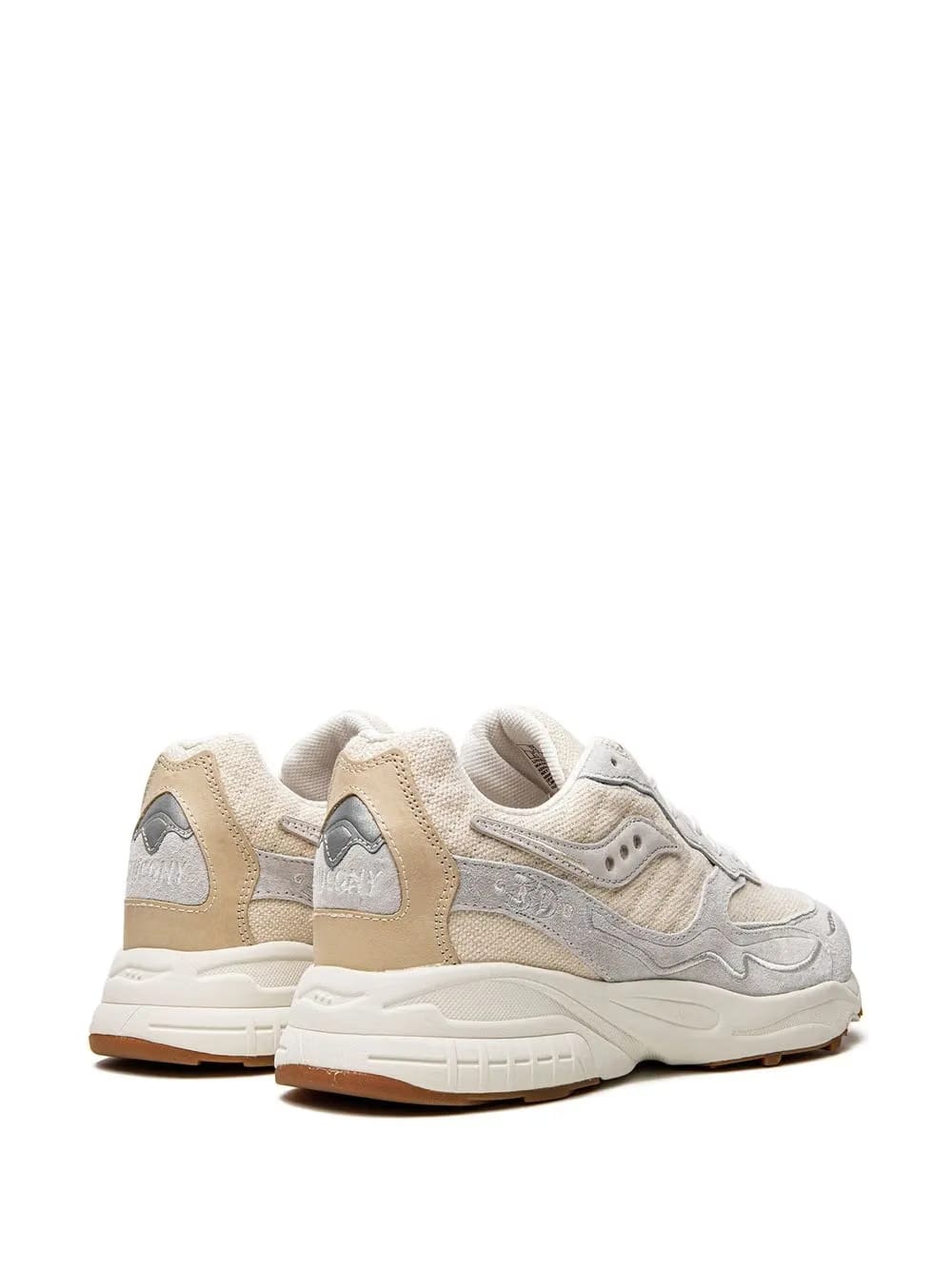 3D Grid Hurricane "Blank Canvas" sneakers