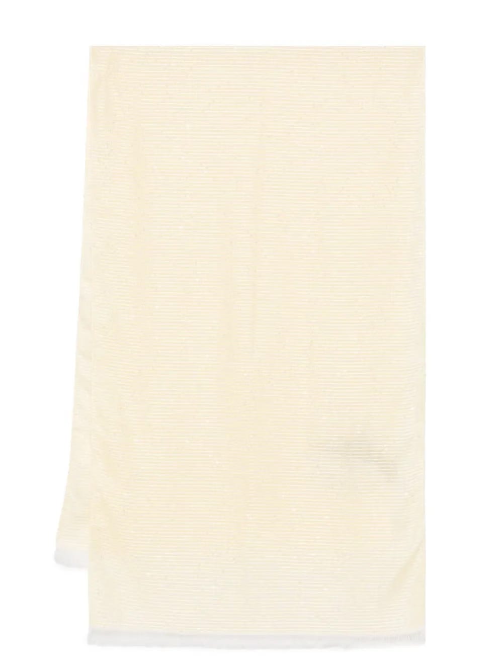 logo-jacquard sequined keffiyeh