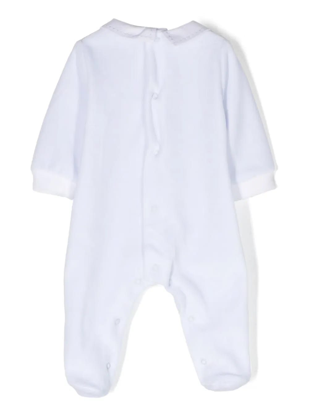 logo-embossed cotton blend pajamas