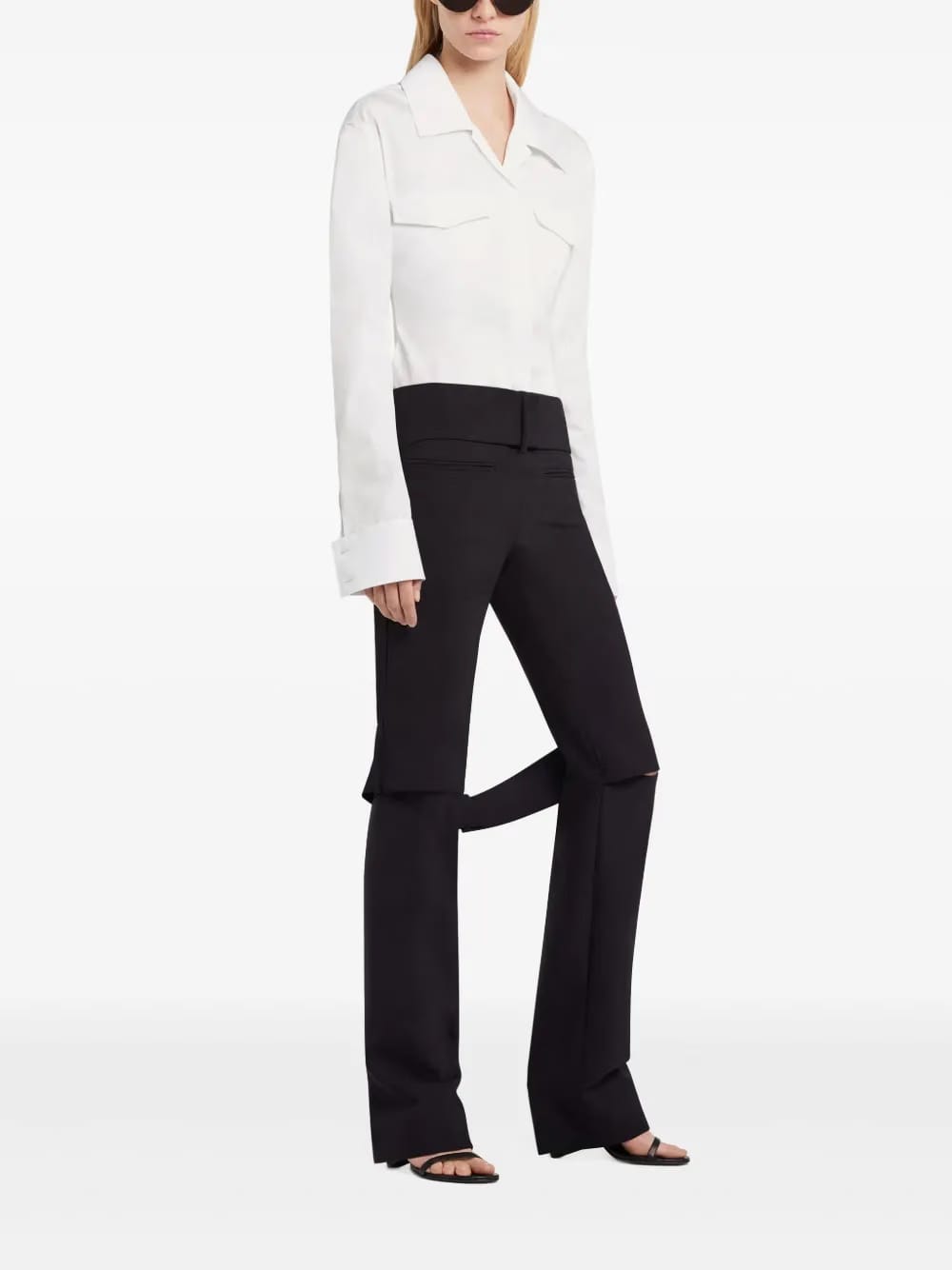two-flap pocket shirt