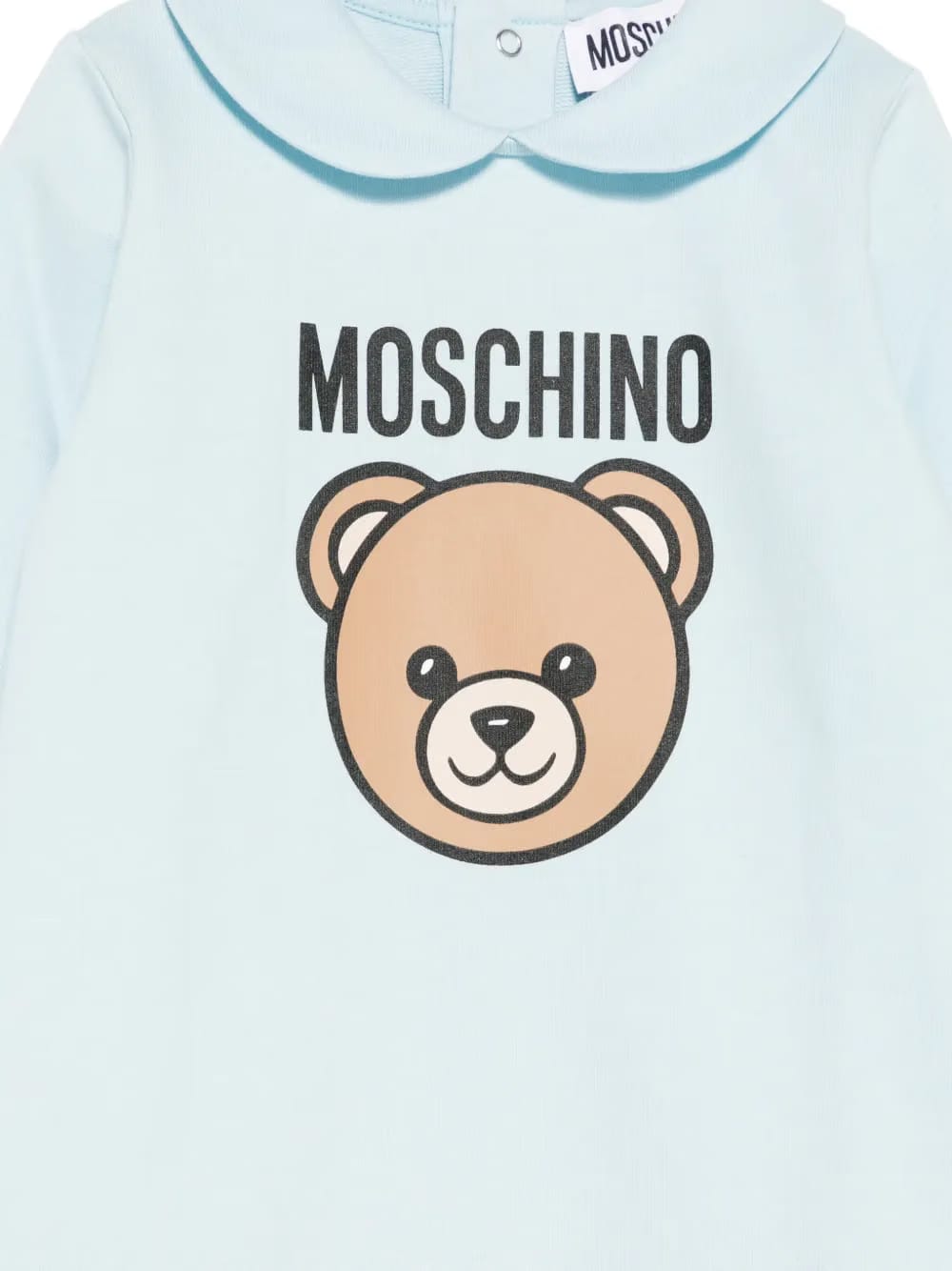 bear-print collared babygrow set (set of three)
