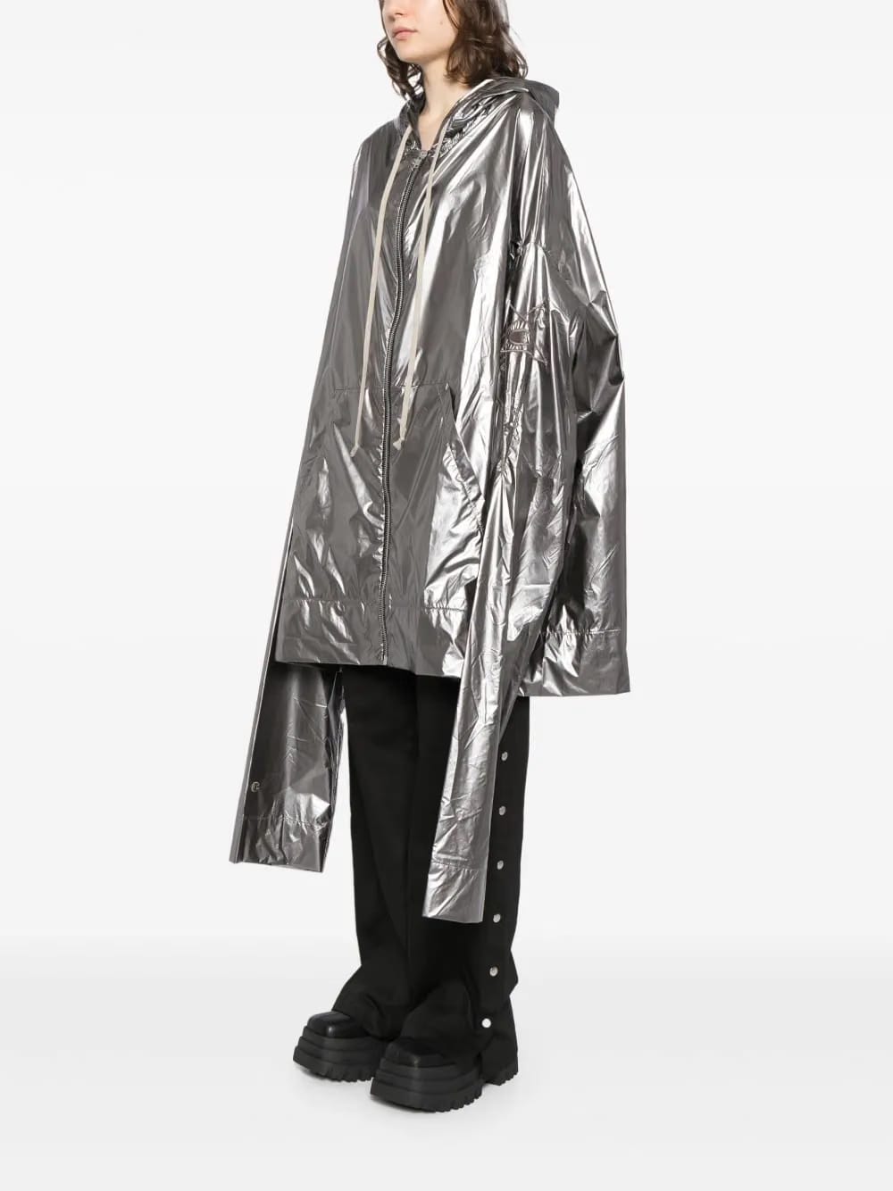 x Champion metallic hooded jacket